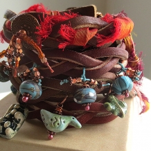 Beads, Buttons, and Braids  Stacked Bracelets Tutorial