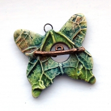 Toggle Clasp Statement Size Butterfly